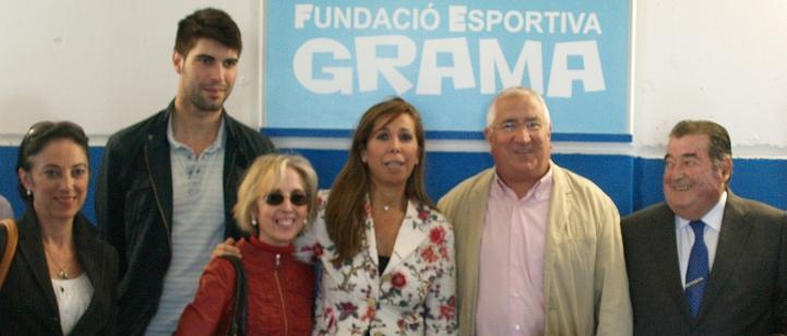 La presidenta del Partit Popular de Catalunya, Alícia Sánchez Camacho, visita la Fundació Esportiva Grama