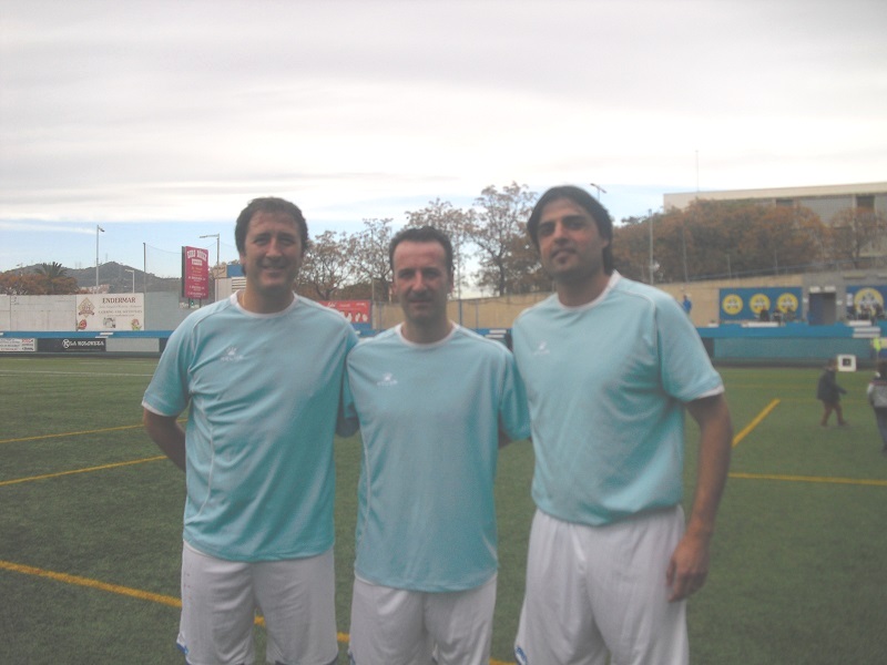 Raúl Pérez, Javier Delgado i David Charcos