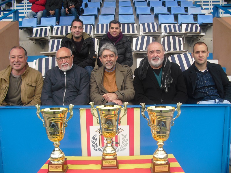 A dalt: Luis Fuentes (Regidor d'assumptes socials) i Álvaro Rodilla (Regidor de medi ambient). A sota: Germán Rosales (Vicepresident), Manolo García (Directiu), Diego Arroyo (Regidor d'esports), Antonio Morales (President) i Dani Salgado (Regidor i jugador del FS García).