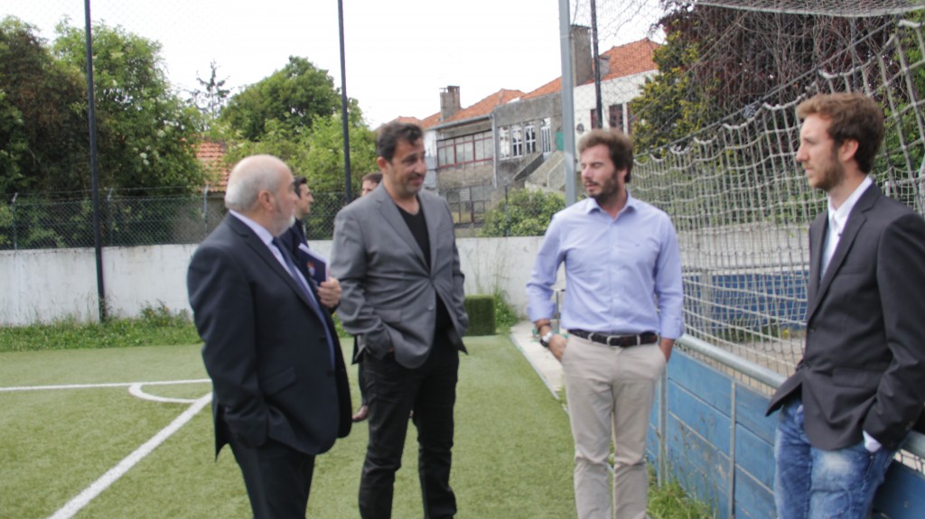 Antonio Morales con Ricardo Frey Ramos. Acompañados por Ramón Carranza y Daniel Galindo