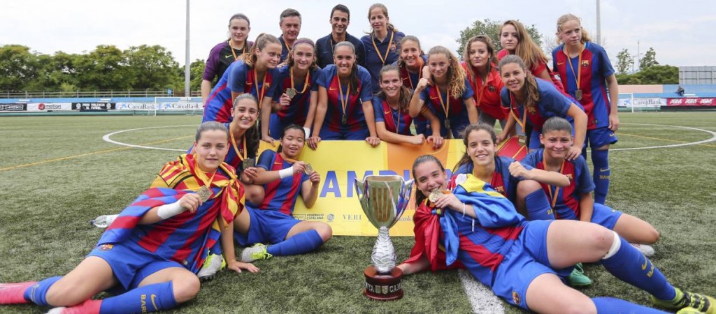 Les noies del FC Barcelona guanyadores fcf.cat