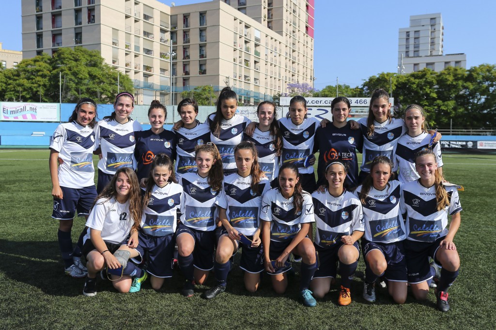 L'equip del Santa Susanna present a Santa Coloma